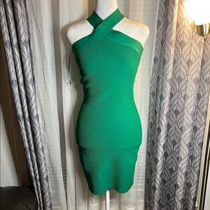 Sincerely Jules Strapless Emerald Dress